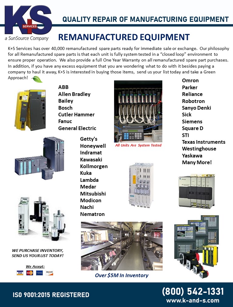 Remanufactured Equipment