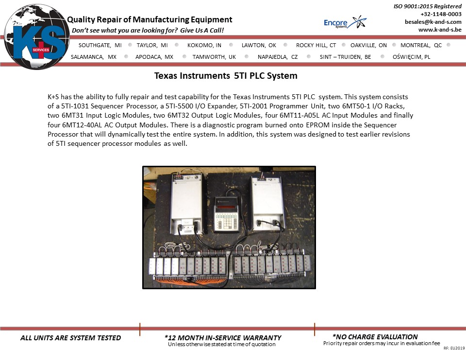 Texas Instrument 5TI PLC System